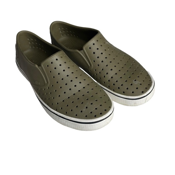 Native Miles Army Green Men’s 8‎ Womens 10 - Picture 2 of 8